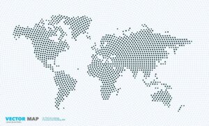 Fototapeta Wektorowa Mapa