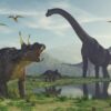 Fototapeta Dinozaury — wzór 5