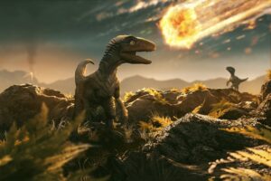 Fototapeta Dinozaury — wzór 5