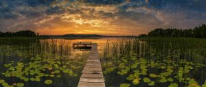 Fototapeta Wschód Słońca — wzór 4