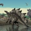 Fototapeta Dinozaury — wzór 3