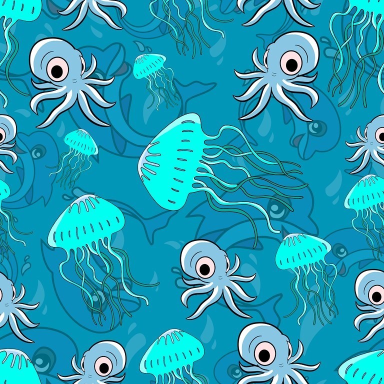 Fototapeta Meduzy