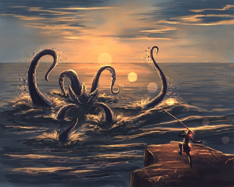 Fototapeta Kraken