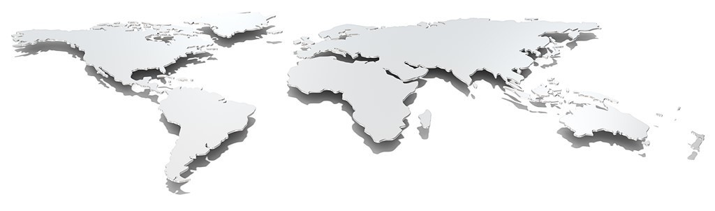 Fototapeta Mapa Świata 3D — wzór 2