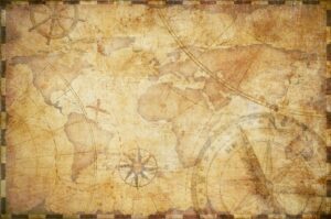 Fototapeta Historyczna Mapa