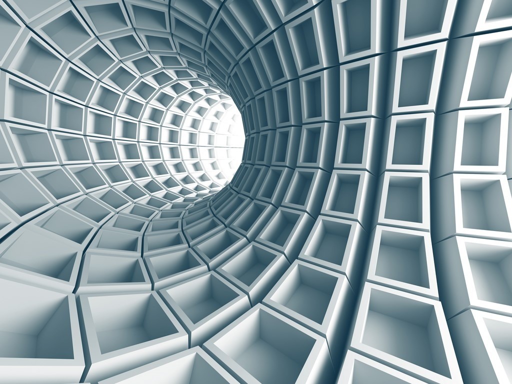 Fototapeta Tunel 3D — wzór 566