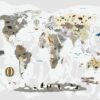 Fototapeta Mapa Dziecięca — wzór 2