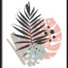 Plakat Ilustracja Liść Tropikalny — wzór 7