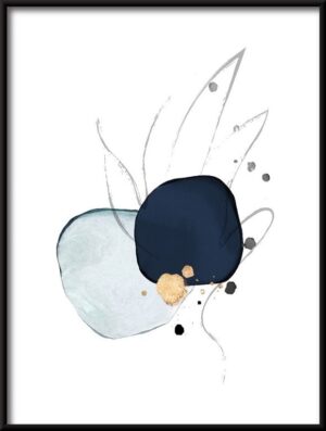 Plakat Akwarelowe Wzory 4