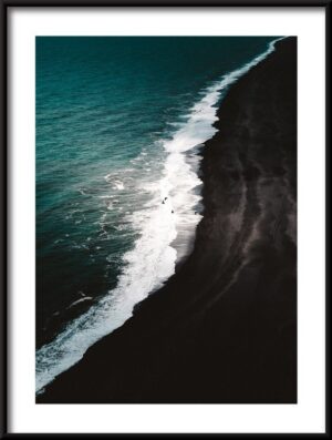 Plakat Czarna Plaża Islandia