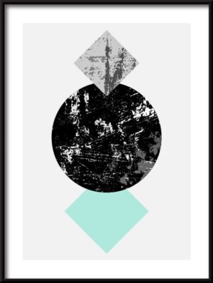 Plakat Geometryczny — wzór 4922