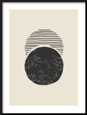 Plakat Fazy Księżyca — wzór 4