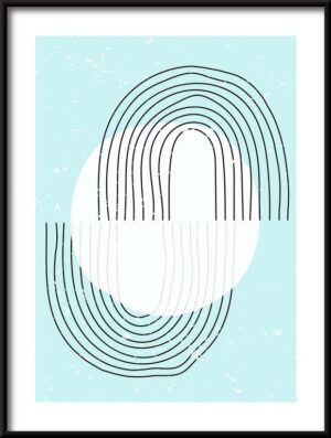Plakat Geometryczne Wzory — wzór 4