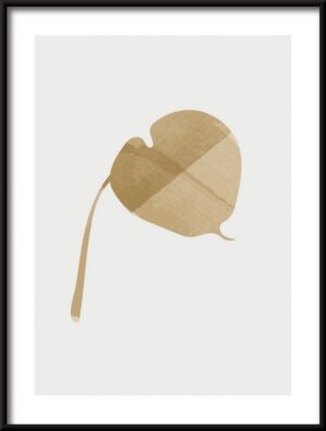 Plakat Ilustracja Liść Tropikalny — wzór 5793