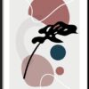 Plakat Ilustracja Liść Tropikalny — wzór 5