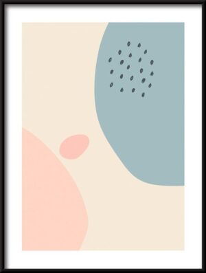 Plakat Kształty i Obiekty Doodle — wzór 5483