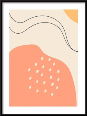 Plakat Kształty i Obiekty Doodle — wzór 4