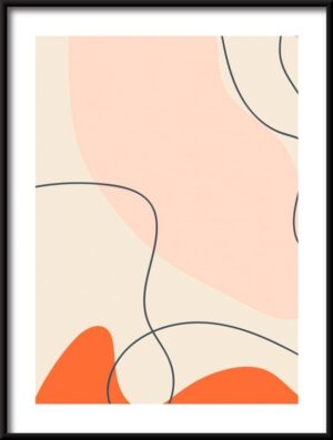 Plakat Kształty i Obiekty Doodle — wzór 5