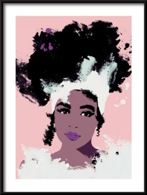 Plakat Piękna Afroamerykanka