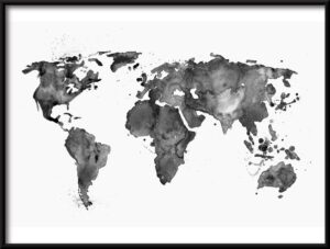Plakat Mapa Świata — wzór 5827