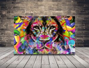 Obraz Lew Digital — wzór 2