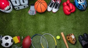 Fototapeta Sprzęty Sportowe — wzór 2