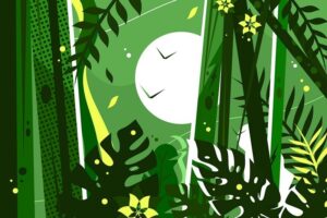 Fototapeta Grafika Dżungli — wzór 2