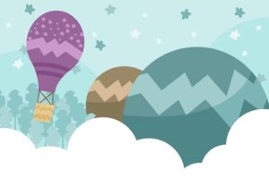 Fototapeta Dziecięca Balony — wzór 7728