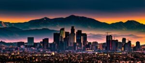 Fototapeta Los Angeles Nocą