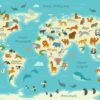 Fototapeta Mapa Świata — wzór 21