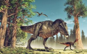 Fototapeta Dinozaury — wzór 9