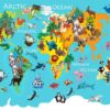 Fototapeta Mapa Świata — wzór 27