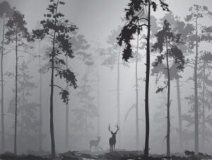 Fototapeta Mroczny Las — wzór 3