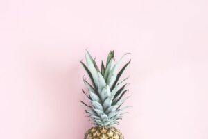 Fototapeta Ananas na Różu