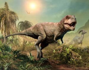 Fototapeta Dinozaur — wzór 3