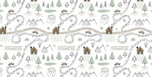 Fototapeta Mapa Miasta — wzór 2