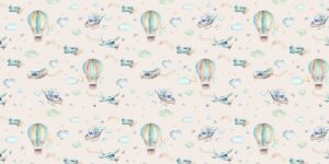 Fototapeta Samoloty i Balony — wzór 9265