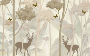 Fototapeta Leśna Ilustracja — wzór 2