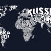 Fototapeta Mapa Świata — wzór 11