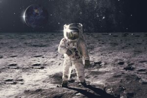 Fototapeta Astronauta — wzór 9007