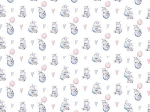 Fototapeta Hipopotamy — wzór 8426