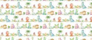 Fototapeta Wesołe Dinozaury — wzór 3