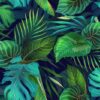 Fototapeta Liście Botaniczne — wzór 2