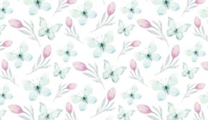 Fototapeta Motyle i Tulipany