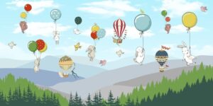 Fototapeta Dziecięca Balony — wzór 2