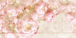 Fototapeta Różowe Kwiaty — wzór 9