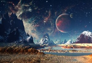 Fototapeta Wizja Kosmosu