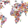 Fototapeta Mapa Świata — wzór 21