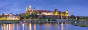 Fototapeta Nocny Wawel