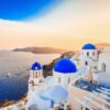 Fototapeta Blask Santorini